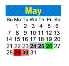 District School Academic Calendar for Manatee Elementary for May 2023