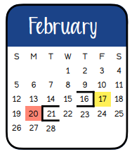 District School Academic Calendar for Bullard MS for February 2023