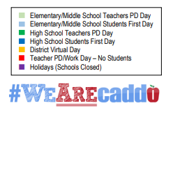 District School Academic Calendar Legend for Bethune Middle School