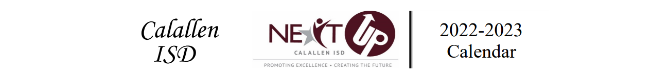 District School Academic Calendar for Calallen East Elementary