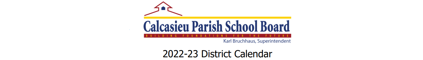 District School Academic Calendar for Lebleu Settlement Elementary School