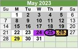 District School Academic Calendar for Carroll Elementary for May 2023