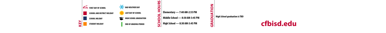 District School Academic Calendar Key for Creekview High School