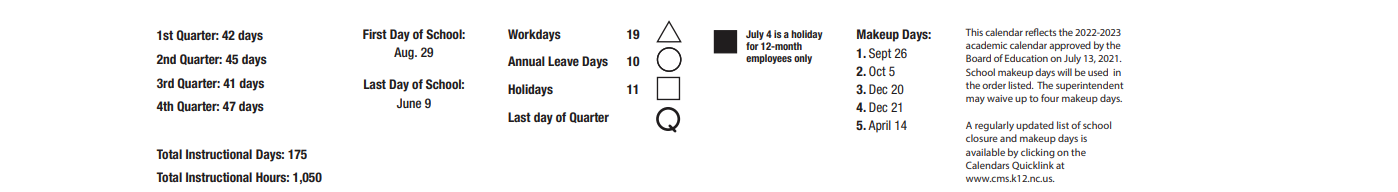 District School Academic Calendar Key for Winget Park Elem