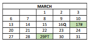 District School Academic Calendar for Dunne Elementary Math Sci & Tech Acad for March 2023