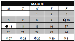 District School Academic Calendar for Winton Montessori Elementary School for March 2023