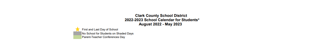 District School Academic Calendar for Wing & Lilly Fong Elementary School