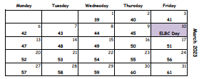 District School Academic Calendar for Harper Elementary School for March 2023