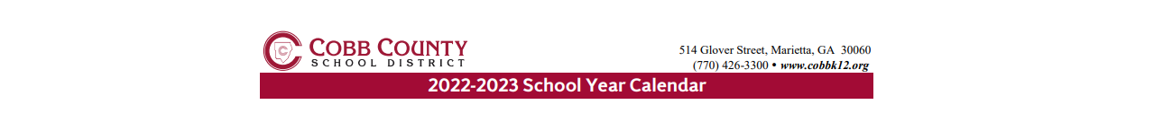 District School Academic Calendar for Mccall Primary School