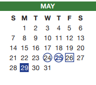 District School Academic Calendar for Sidney H Poynter for May 2023