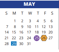 District School Academic Calendar for Sampson Elementary for May 2023