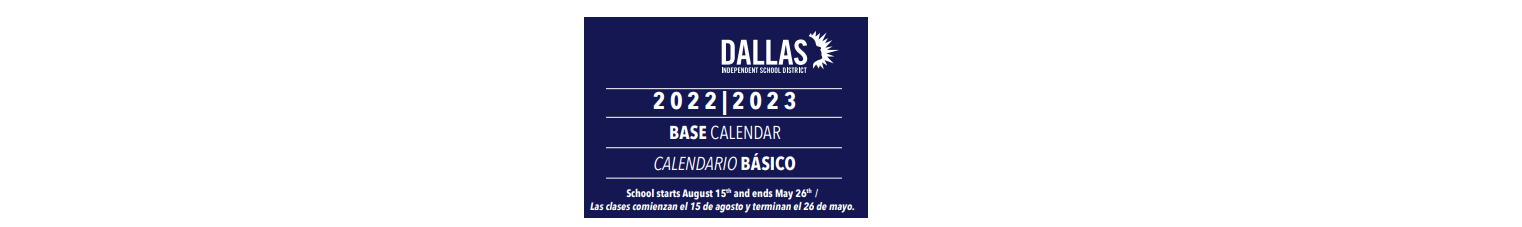 District School Academic Calendar for Thomas J Rusk Middle