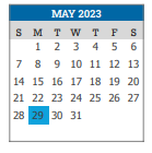 District School Academic Calendar for Omar D Blair Charter School for May 2023