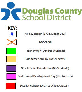 District School Academic Calendar Legend for Mountain View Elementary School