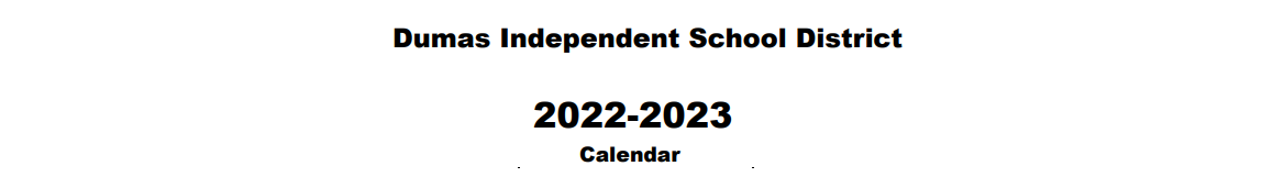 District School Academic Calendar for Green Acres El
