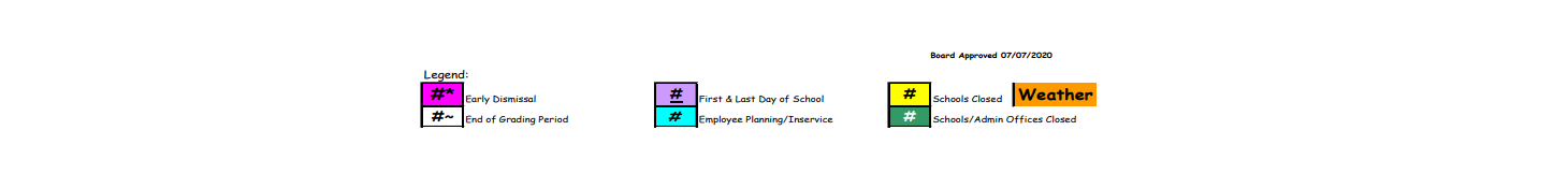 District School Academic Calendar Key for Andrew A. Robinson Elementary School