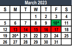 District School Academic Calendar for High Country Elementary for March 2023