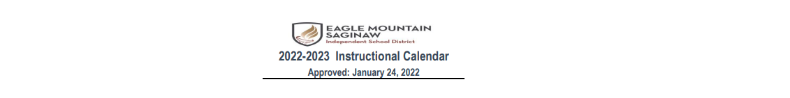 District School Academic Calendar for Chisholm Ridge