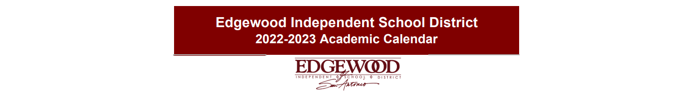 District School Academic Calendar for Edgewood Daep