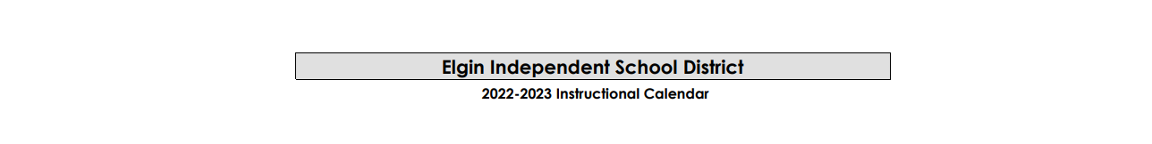 District School Academic Calendar for Neidig El