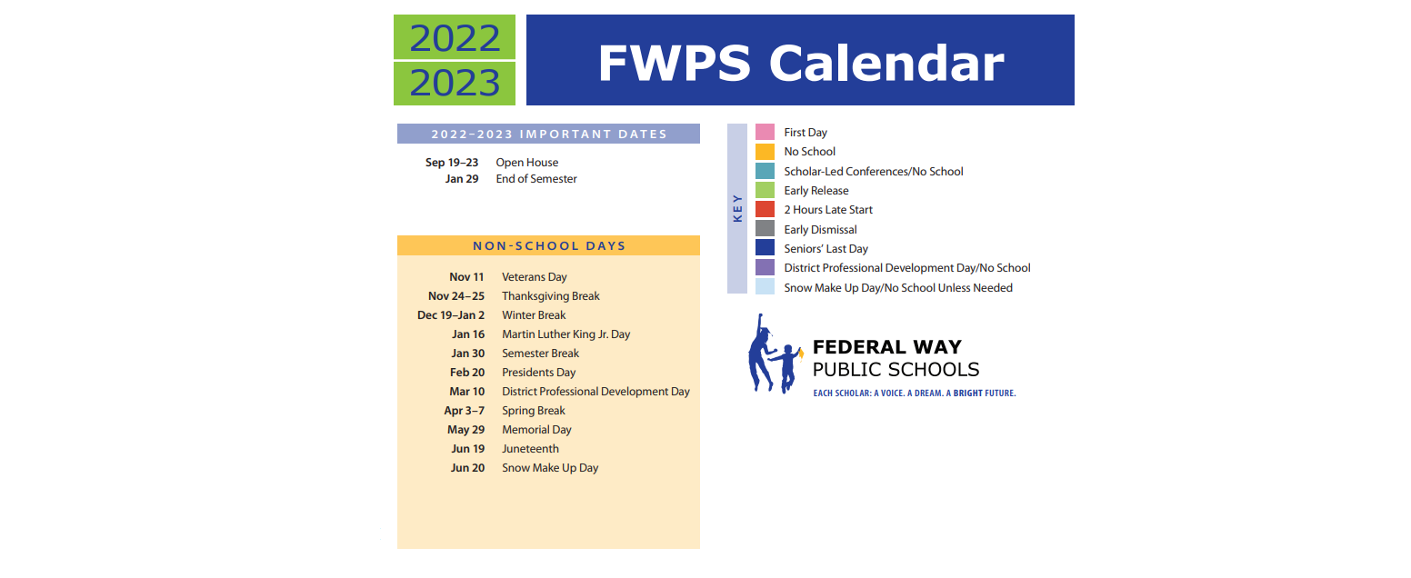 District School Academic Calendar Key for Illahee Middle School