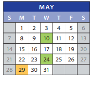 District School Academic Calendar for Mirror Lake Elementary School for May 2023