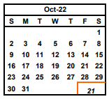 District School Academic Calendar for Horner (john M.) Junior High for October 2022