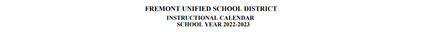 District School Academic Calendar for Weibel (fred E.) Elementary