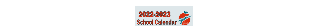 District School Academic Calendar for Hunter Huss High