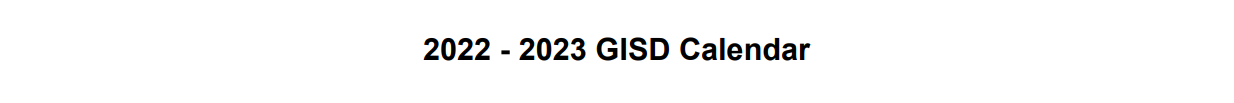 District School Academic Calendar for Pickett Elementary School