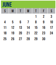 District School Academic Calendar for Excel Academy (murworth) for June 2023