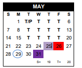 District School Academic Calendar for Clark El for May 2023