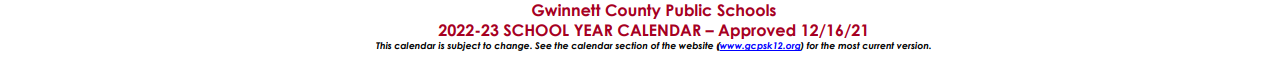 District School Academic Calendar for Duncan Creek Elementary