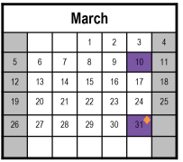 District School Academic Calendar for Fallston High for March 2023