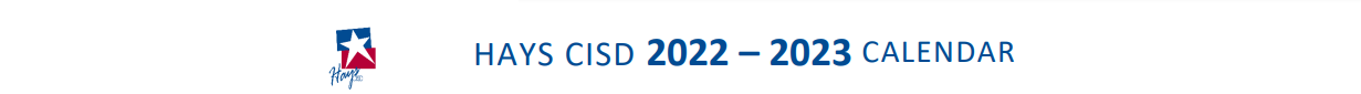 District School Academic Calendar for Hays Co Juvenile Justice Alt Ed Pr