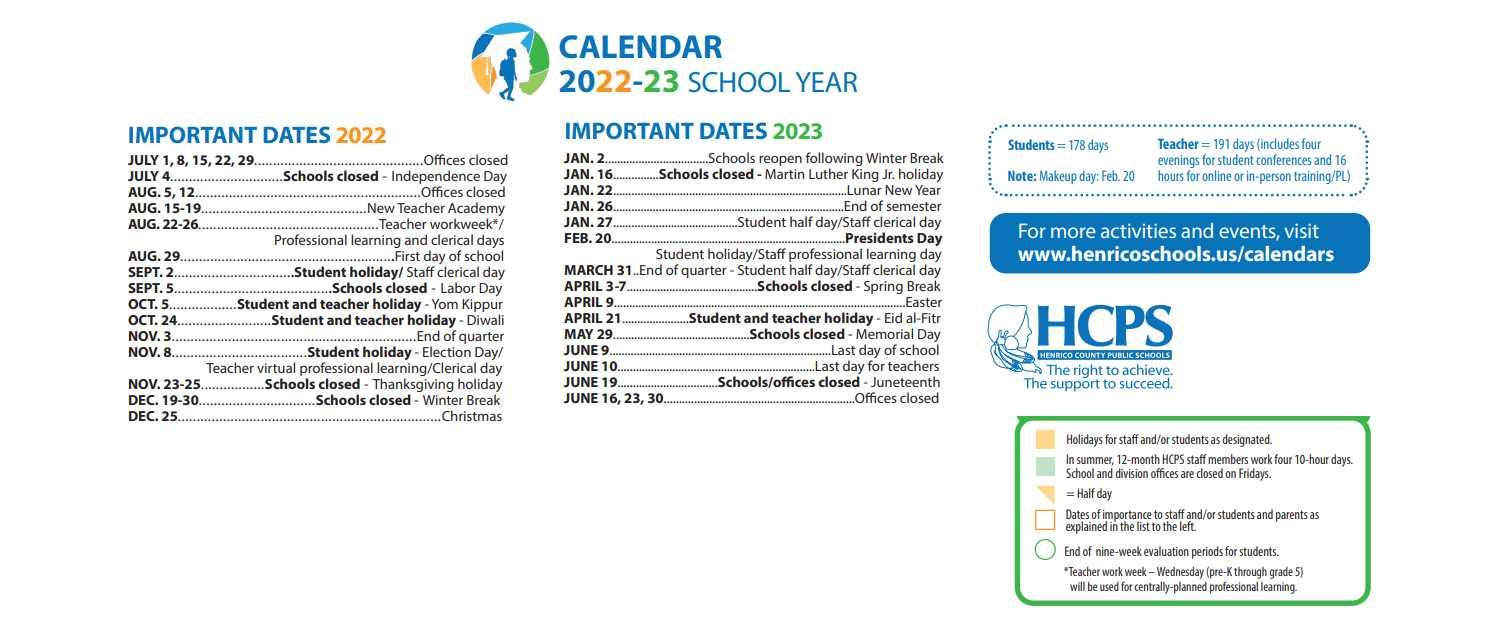 District School Academic Calendar Key for Adult Education Center