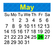 District School Academic Calendar for Buckhorn Elementary School for May 2023