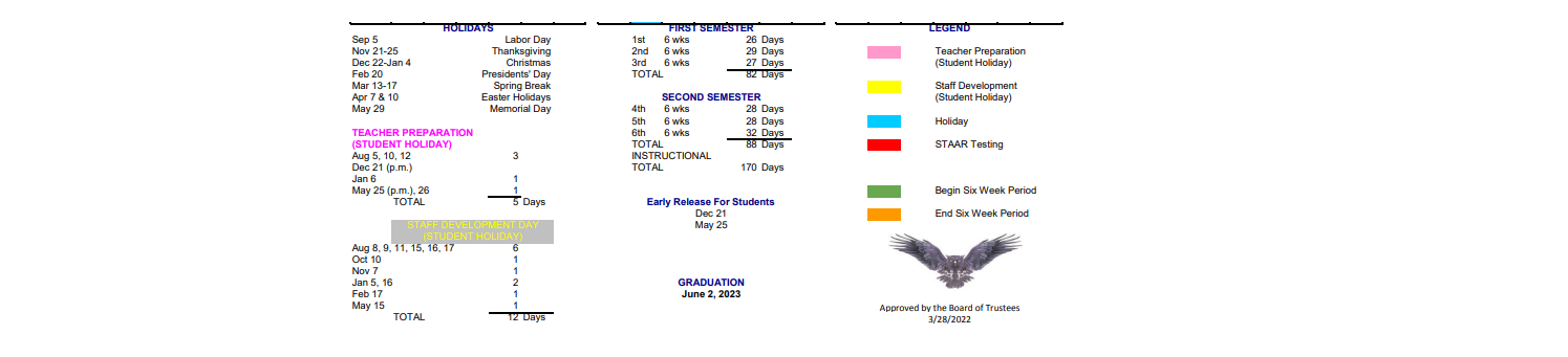 District School Academic Calendar Key for Newell E Woolls Intermediate