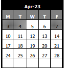 District School Academic Calendar for Reba O Steck Elementary School for April 2023