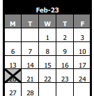 District School Academic Calendar for Mary Lou Cowlishaw Elementary for February 2023