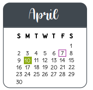 District School Academic Calendar for Hassler Elementary for April 2023