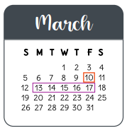 District School Academic Calendar for Epps Island Elementary for March 2023