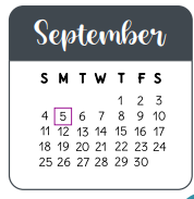 District School Academic Calendar for Vistas High School for September 2022