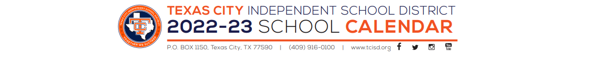 District School Academic Calendar for Galveston Co J J A E P