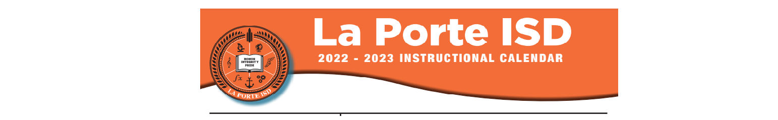 District School Academic Calendar for La Porte High School