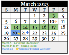 La Vernia High School - School District Instructional Calendar - La Vernia  Isd - 2022-2023