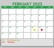 District School Academic Calendar for Lake Dallas Middle for February 2023