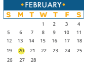 District School Academic Calendar for Pleasant Hill Elementary School for February 2023