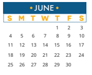 District School Academic Calendar for Christine Camacho Elementary for June 2023