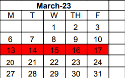 District School Academic Calendar for Lindale Pri for March 2023